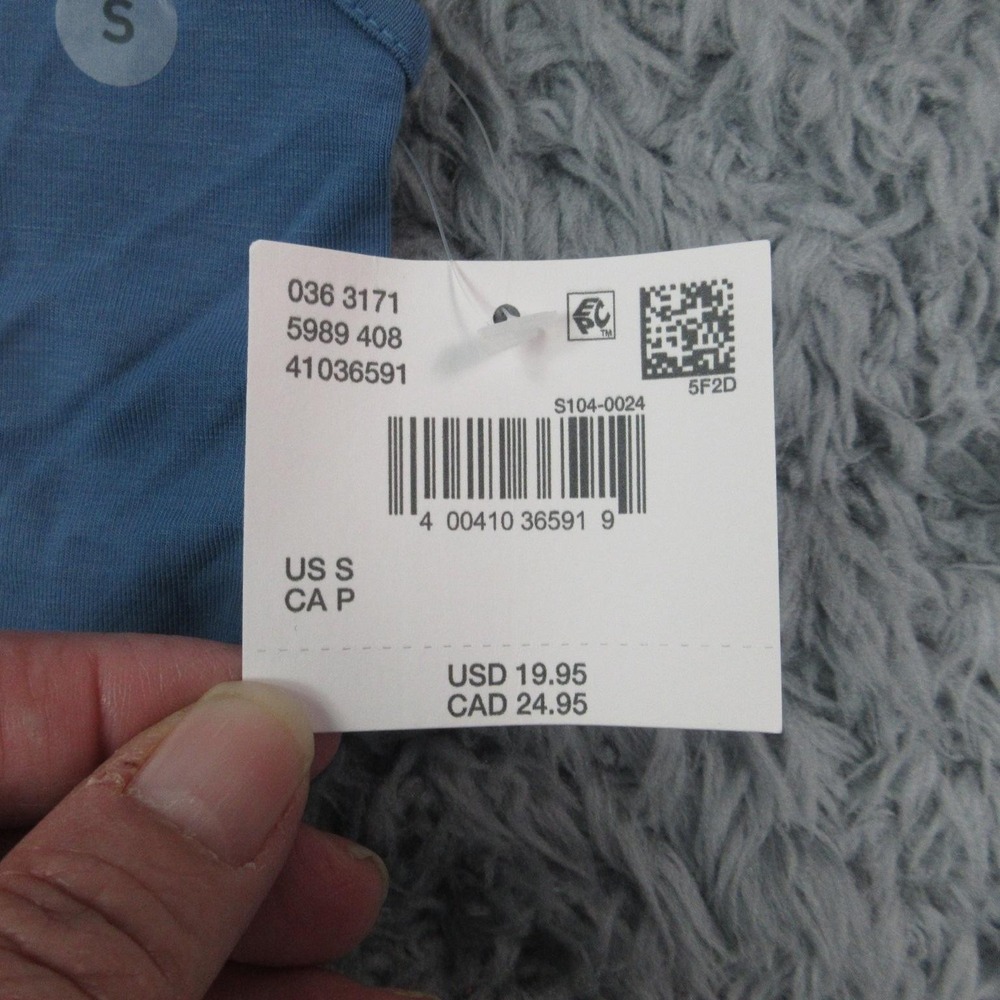 American Eagle Outfitters Tank Top Womens Small Blue Scoop Neck Stretch Cami NWT - Picture 6 of 12